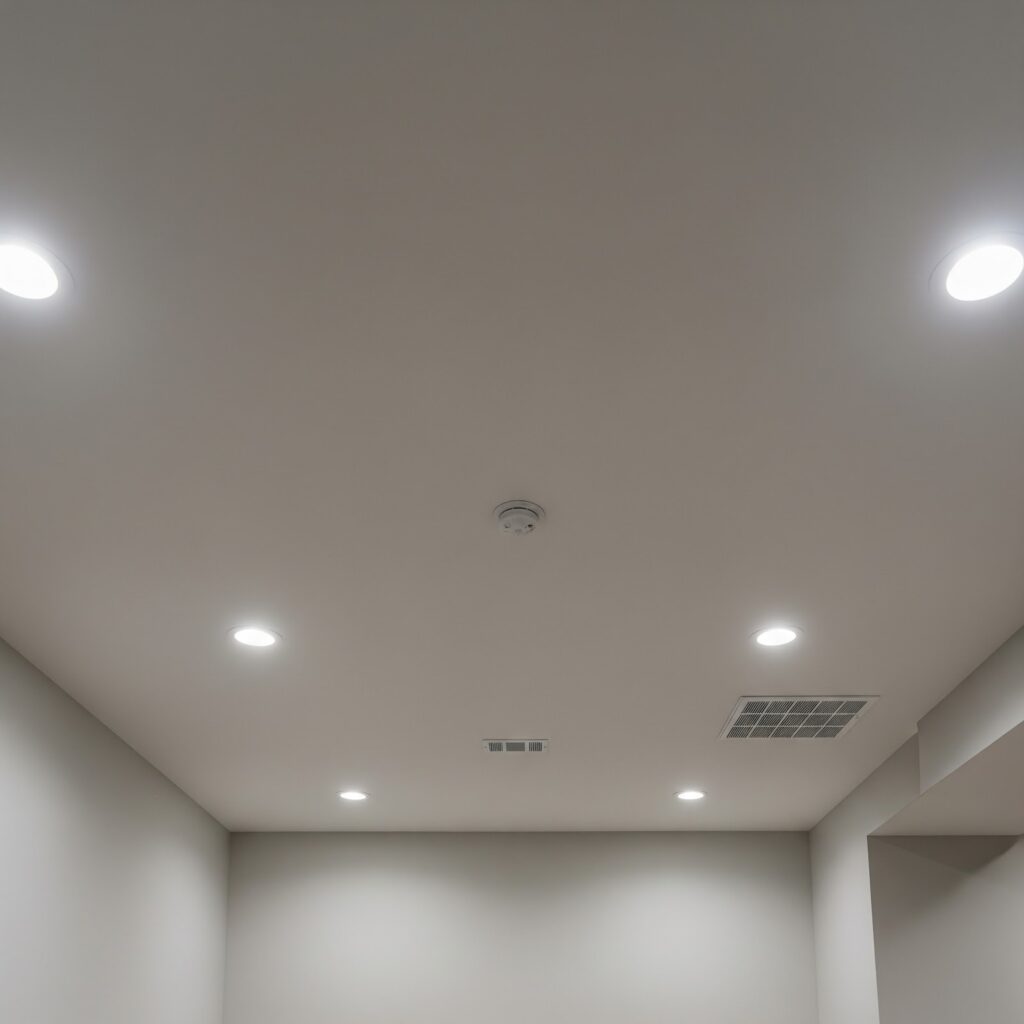 Best Basement Ceiling Design Ideas for Atlanta Homeowners 3 Basement Ceiling with Drywall Ceiling