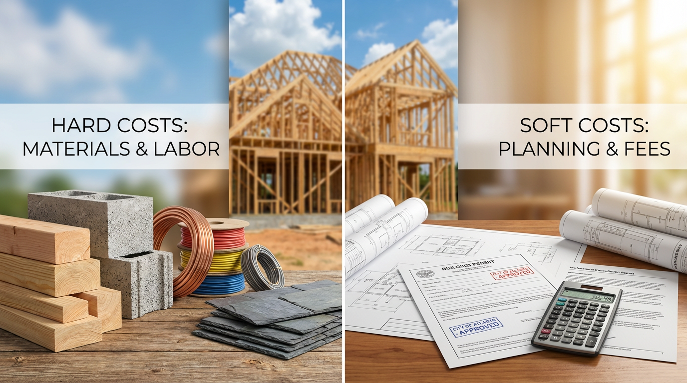 Construction costs: hard and soft