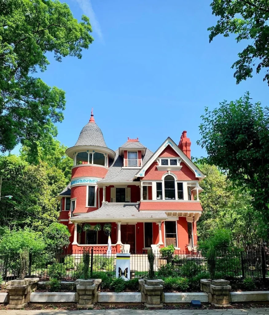 The 10 Best Neighborhoods to Live in Metro Atlanta for 2026 5 Victorian-style red house with turret
