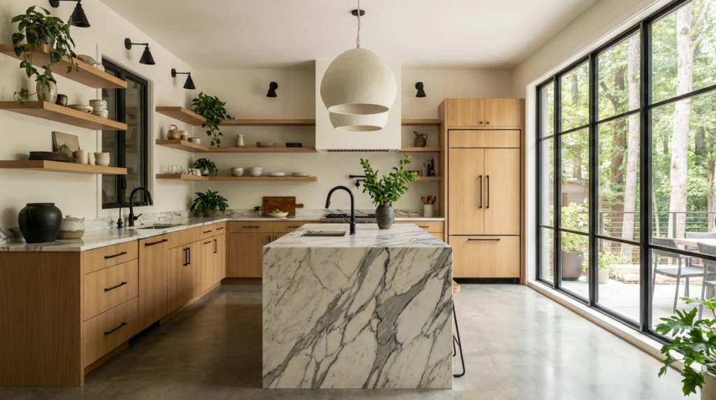 Top Kitchen Design Trends Atlanta 2026: Expert Guide to Modern Kitchen Remodeling Choices 8 contemporary organic kitchen milton